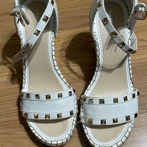 Marc Fisher white wedges!